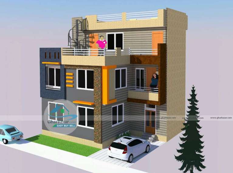 1 Floor House Design In Nepal / 4 Bedroom Apartment House Plans / 2